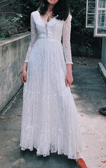 свадебное кружевное платье 
